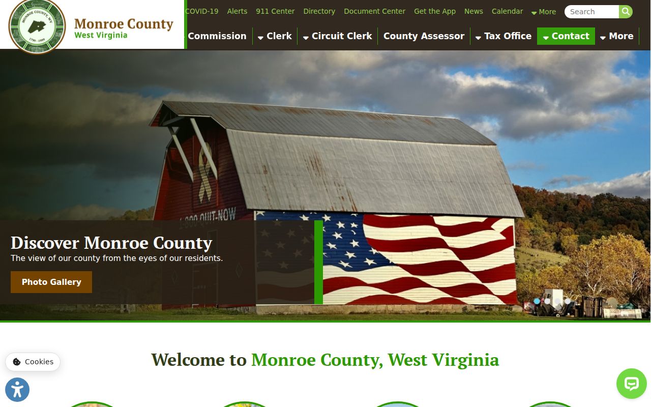 Monroe County criminal history courthouse and government source